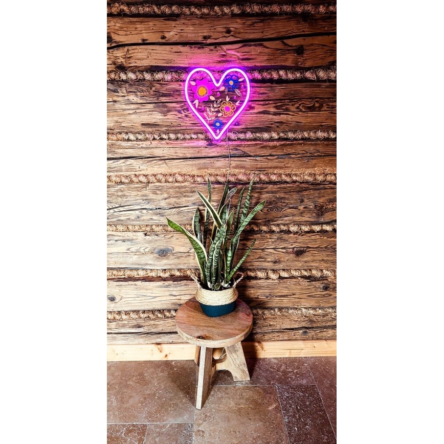 2Kids Toys - LED Neonska stenska dekoracija LED/USB heart