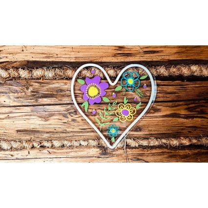 2Kids Toys - LED Neonska stenska dekoracija LED/USB heart