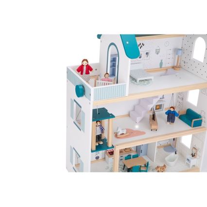 2Kids Toys - Lesena hišica za lutke Barbora