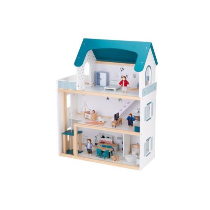 2Kids Toys - Lesena hišica za lutke Barbora