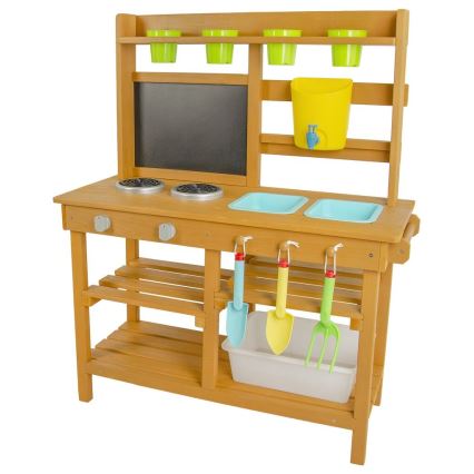 2Kids Toys - Lesena vrtna kuhinja