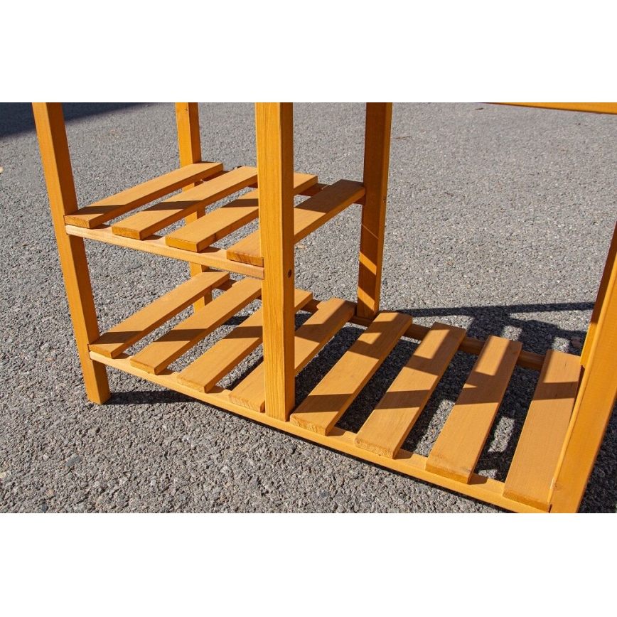 2Kids Toys - Lesena vrtna kuhinjica s pomivalnim koritom