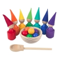 2Kids Toys - Mavrične punčke z žogicami 7 barv