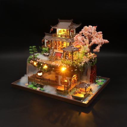 2Kids Igrače - Miniatura hiške Pravljinska vila 2xAAA