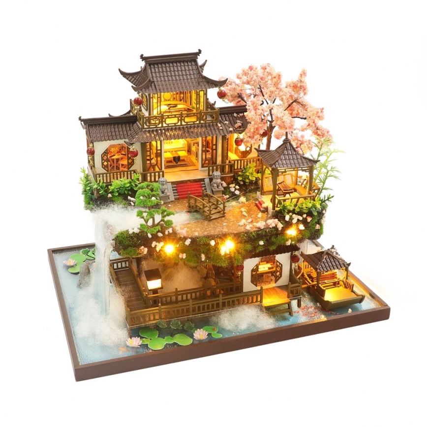 2Kids Igrače - Miniatura hiške Pravljinska vila 2xAAA