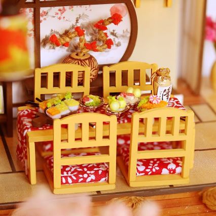 2Kids Igrače - Miniatura hiške Razkošna sakura vila 2xAAA