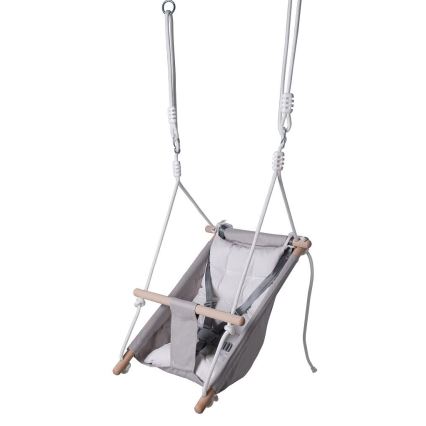 2Kids Toys - Otroška tekstilna gugalnica za najmanjše siva