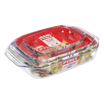3-delni komplet pekačev PYREX 1,4/3/4 l