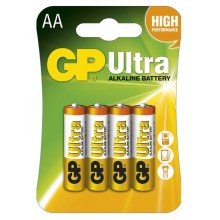 4 kom Alkalna baterija AA GP ULTRA 1,5V