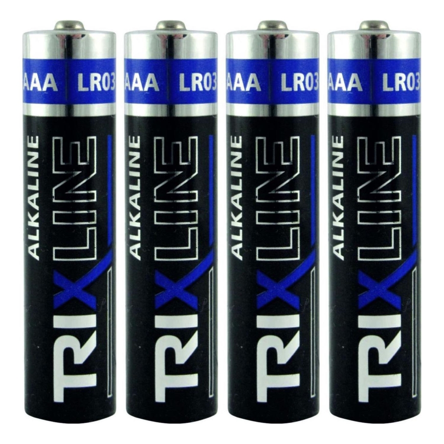 4 kos Alkalna baterija AAA 1,5V