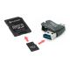 4v1 MicroSDHC 16GB + SD adapter + MicroSD bralnik + OTG adapter