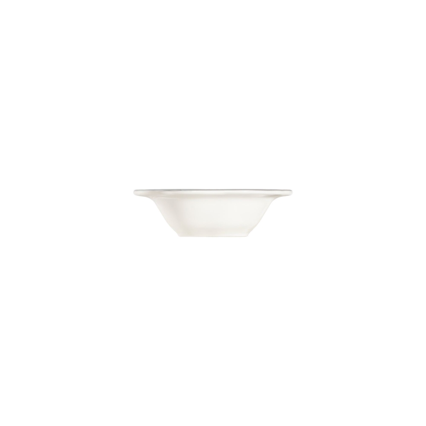 53-delni jedilni komplet, bel/srebrn, porcelan