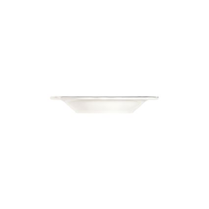 53-delni jedilni komplet, bel/srebrn, porcelan