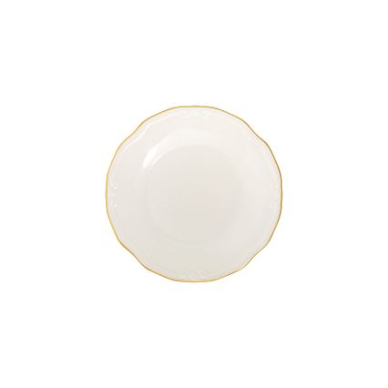 53-delni jedilni set, bela/zlata, porcelan