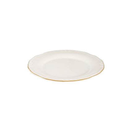 53-delni jedilni set, bela/zlata, porcelan
