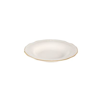 53-delni jedilni set, bela/zlata, porcelan
