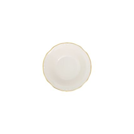 53-delni jedilni set, bela/zlata, porcelan