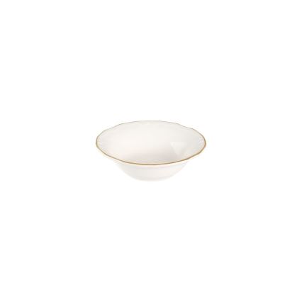 53-delni jedilni set, bela/zlata, porcelan