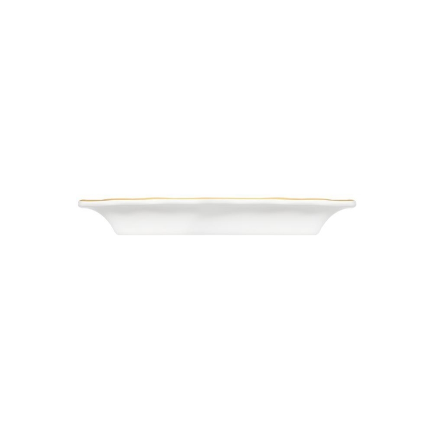 53-delni jedilni set, bela/zlata, porcelan