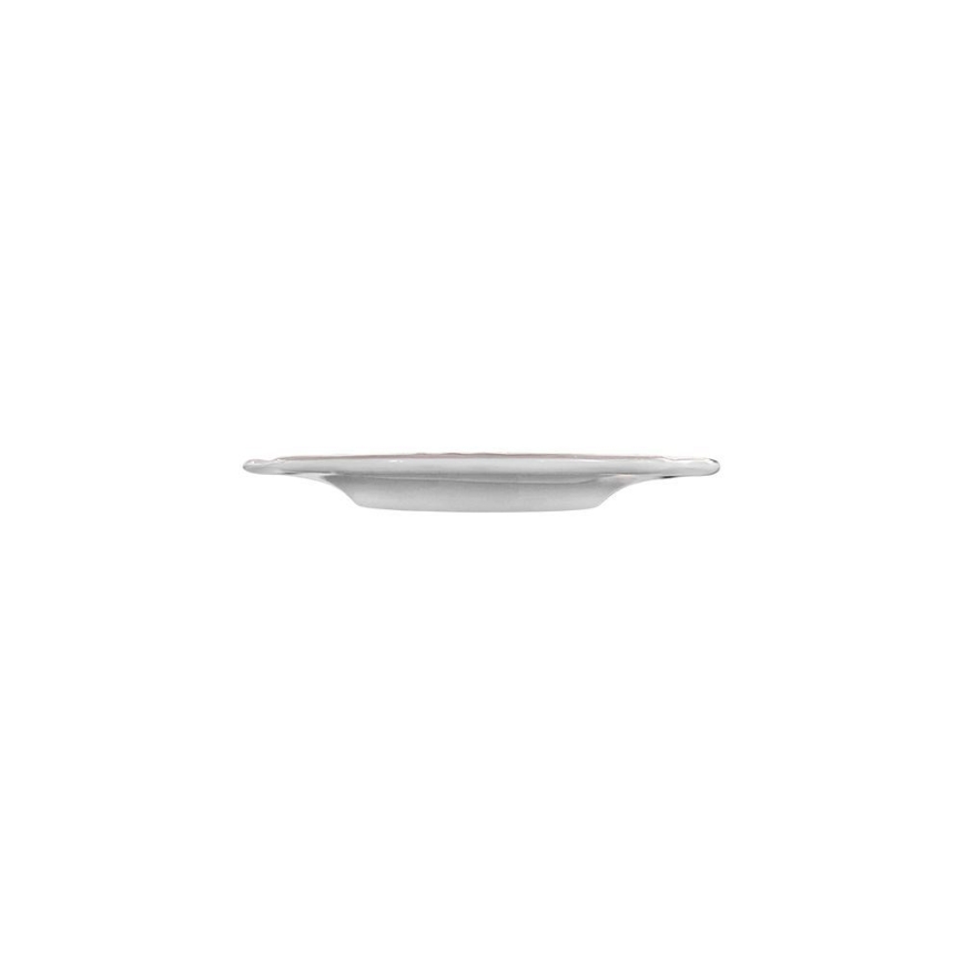 53-delni komplet jedilnega posodja, bel/srebrn, porcelan