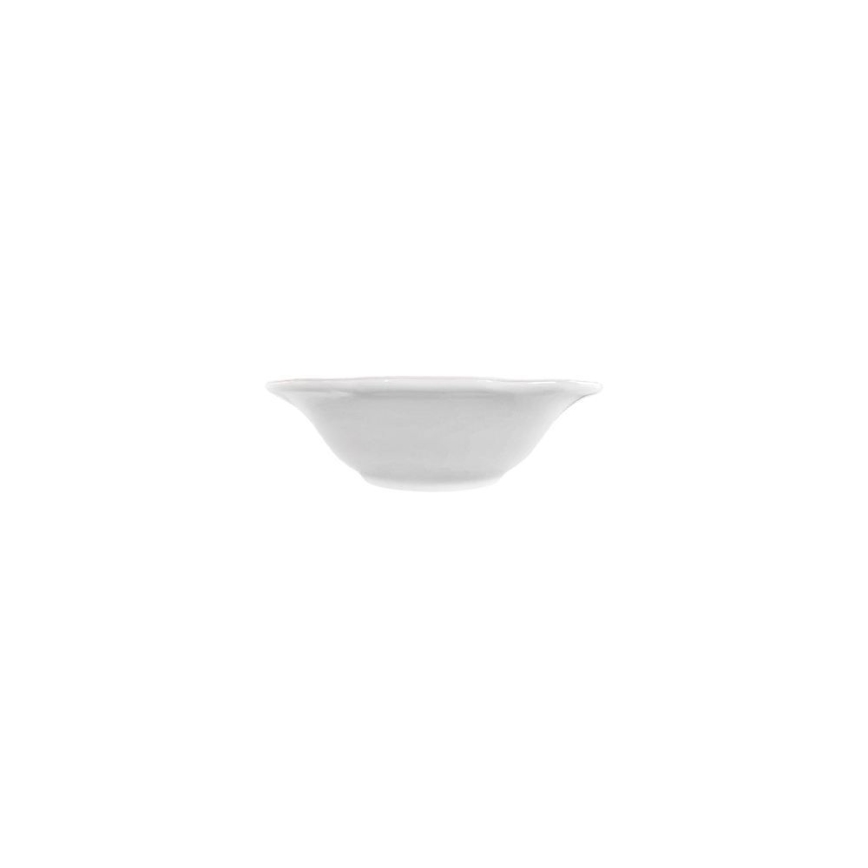 53-delni komplet jedilnega posodja, bel/srebrn, porcelan