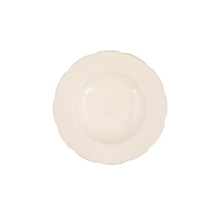 54-delni jedilni servis iz porcelana, na voljo v beli, bakreni ali slonovinasti barvi