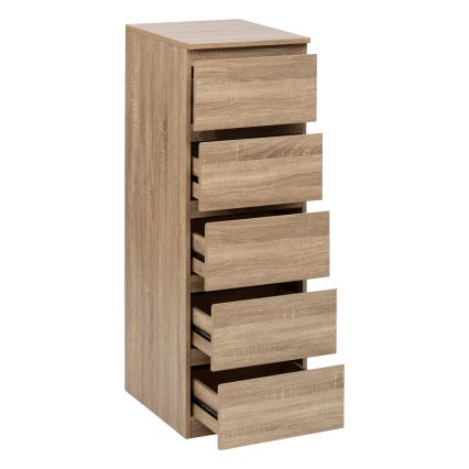 5five - Komoda HEIM 40x118x48 cm rjava