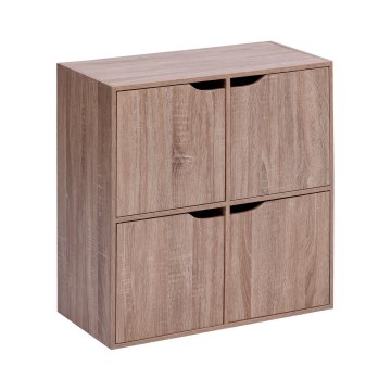 5five - Komoda TIDY 68x68x32 cm rjava