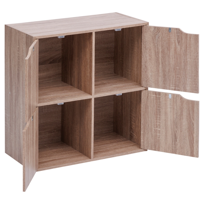 5five - Komoda TIDY 68x68x32 cm rjava