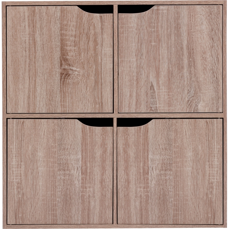 5five - Komoda TIDY 68x68x32 cm rjava