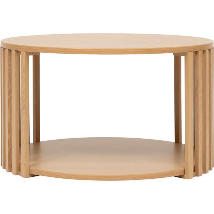 5five - Konferenčna mizica VINKY premera 60 cm rjava