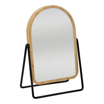5five - Kozmetično ogledalo SWING 20,5x17,5 cm bambus