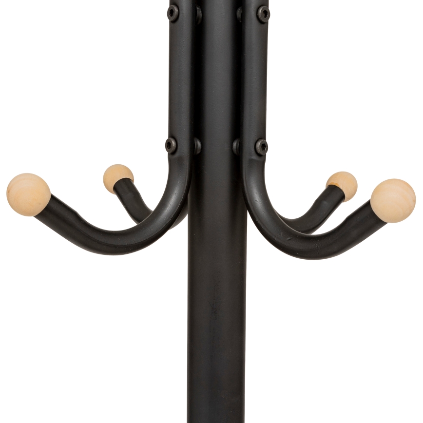 5five - Samostoječi obešalnik RAFU 178x43 cm črna