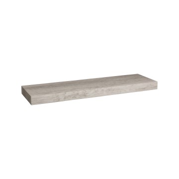 5five - Stenska polica HYLE 60x24 cm sivi hrast