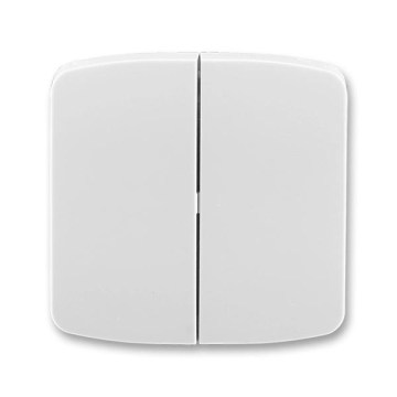 ABB 3558A-A652 S - Dvodelni pokrov stikala TANGO siv