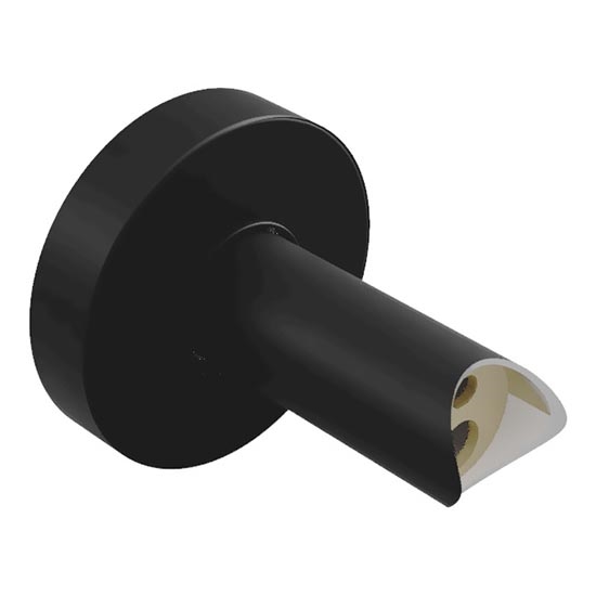 Adapter 6,4x6,4 cm črn