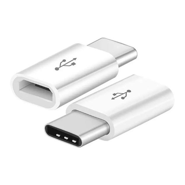 Adapter Micro USB za USB-C bel