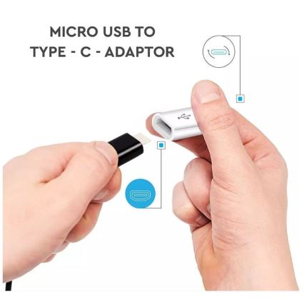 Adapter Micro USB za USB-C bel