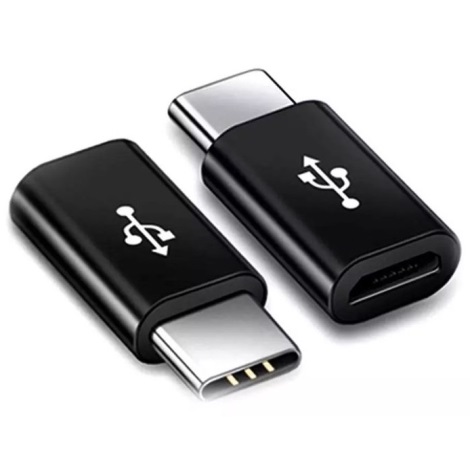 Adapter Micro USB za USB-C črn