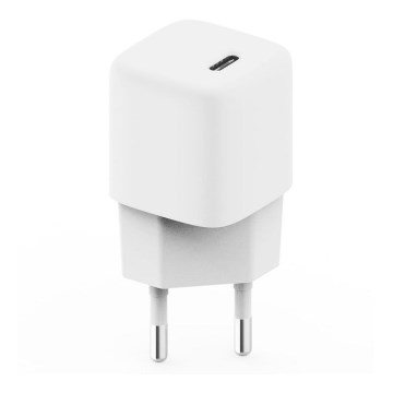 Adapter USB-C Power Delivery 20W/230V bela