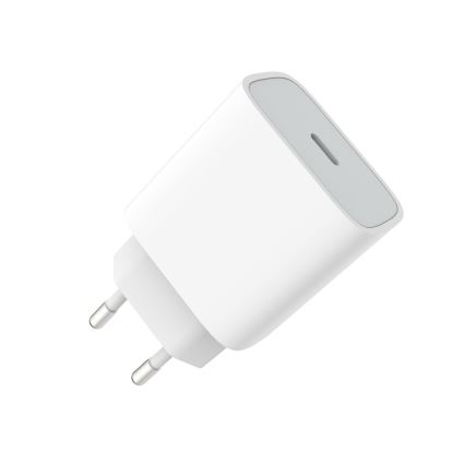 Adapter za hitro polnjenje Power Delivery 20W USB-C bela