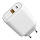 Adapter za hitro polnjenje Power Delivery 30W USB-C + USB-A bela
