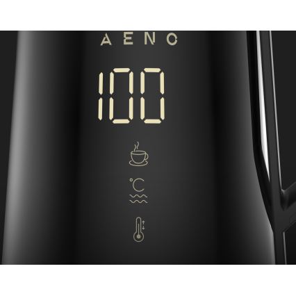 AENO - Pameten električni kuhalnik z LED-zaslonom 1,7 l 2200W/230V črn