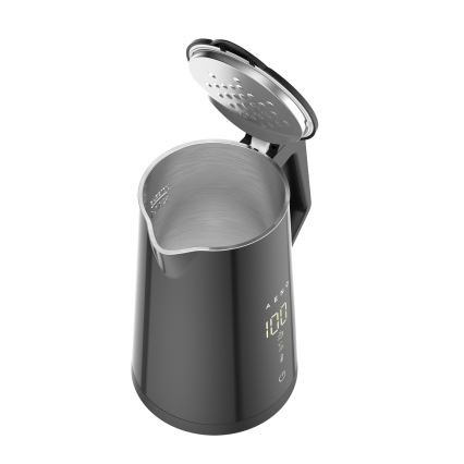 AENO - Pameten električni kuhalnik z LED-zaslonom 1,7 l 2200W/230V črn
