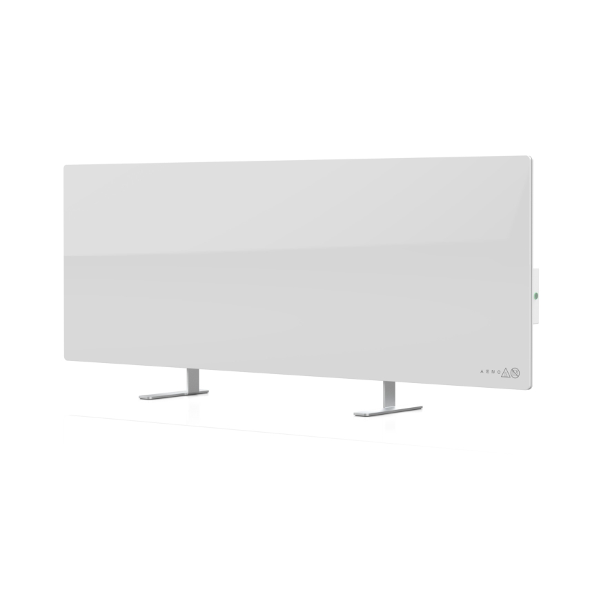 AENO - Pametna električna infrardeča plošča 700W časovnik/termostat IP44 Wi-fi bela