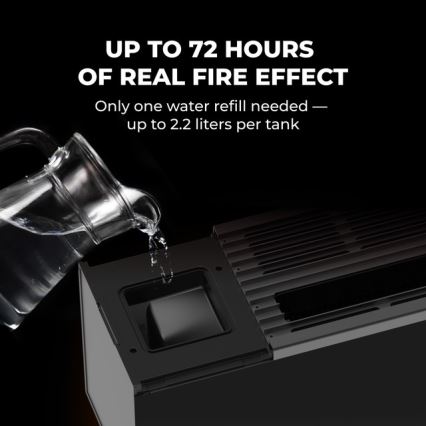 AENO - Pametni električni grelec/konvektor 1000/2000 W, črna