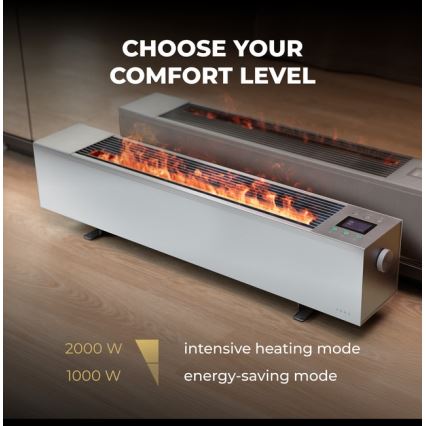 AENO - Pametni električni grelec/konvektor 1000/2000W bel