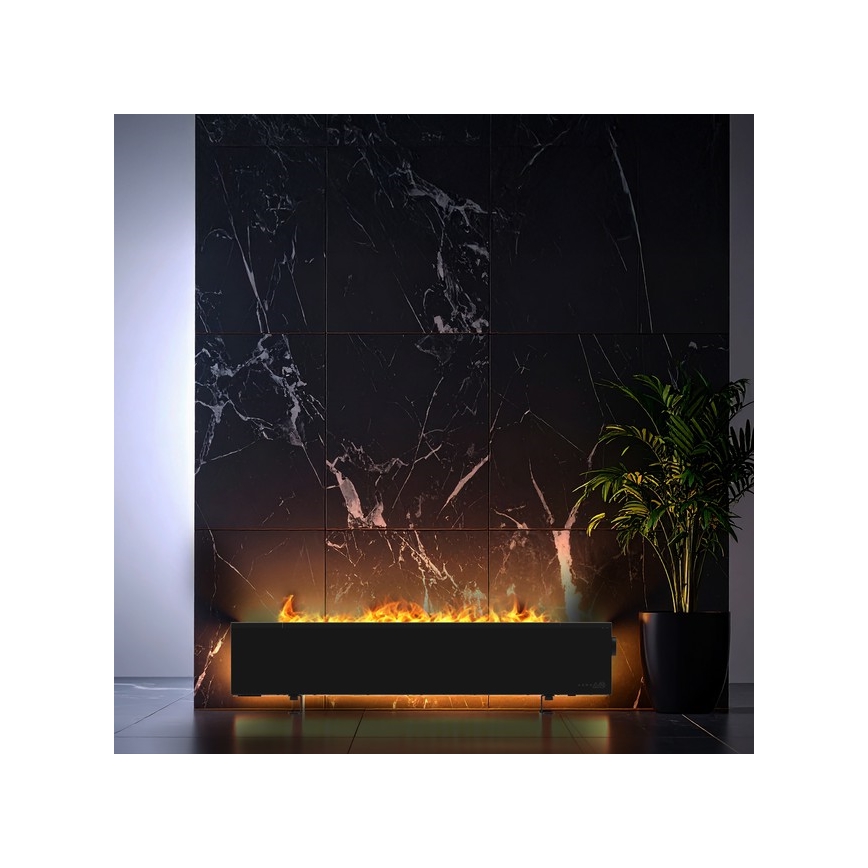 AENO - Pametni električni grelec/konvektor 1000/2000W črni