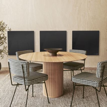 AENO - Pametni električni infrapanel 500W časovnik/termostat Wi-Fi črna