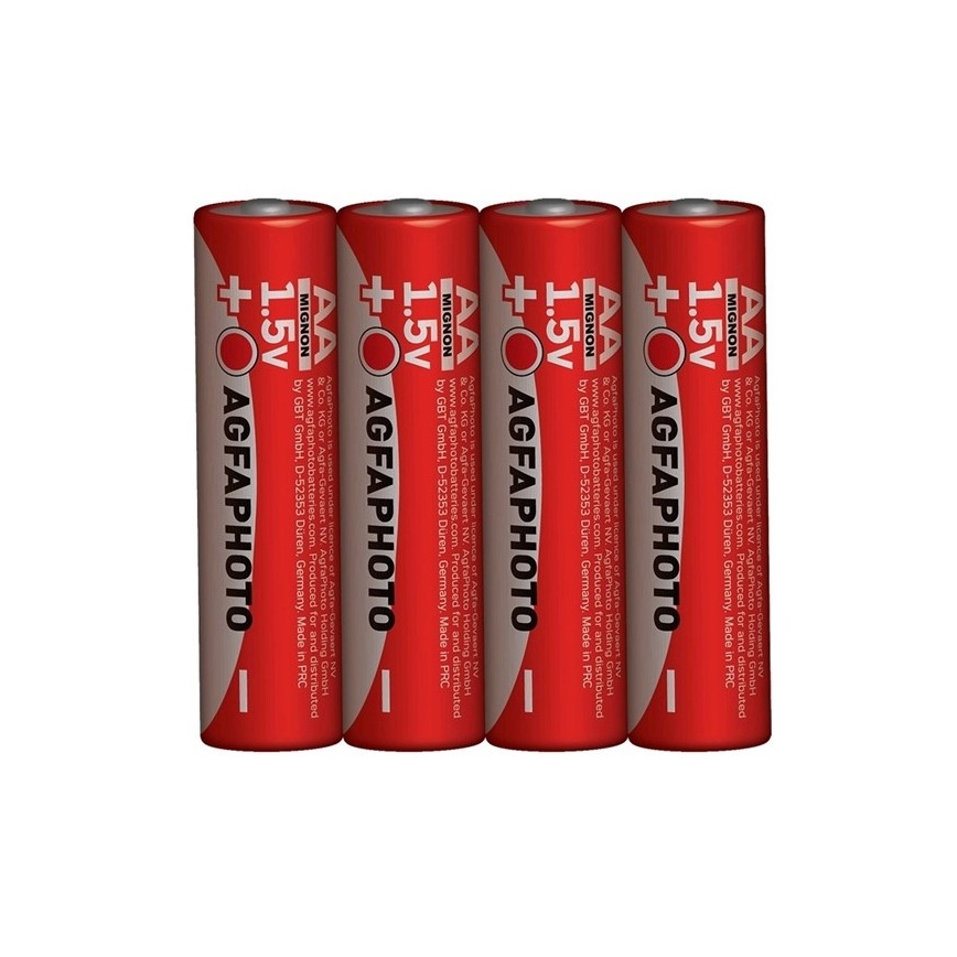 4 kos Cinkova baterija AA 1,5V